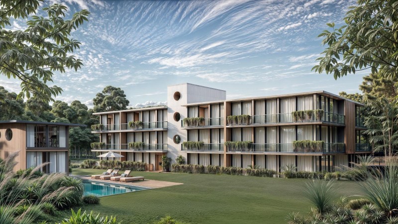 Surf House La Barra. Apartamentos estudio, 1 y 2 dormitorios. Descuentos pre-lanzamiento!!!